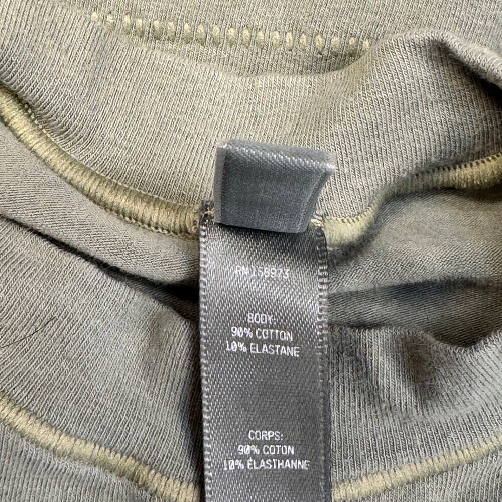 SKIMS Olive Cotton Rib Tank Top XS Quiet Luxury Clean Girl Capsule Wardrobe - Picture 9 of 15
